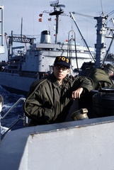 15a Mike Yogg at Sea