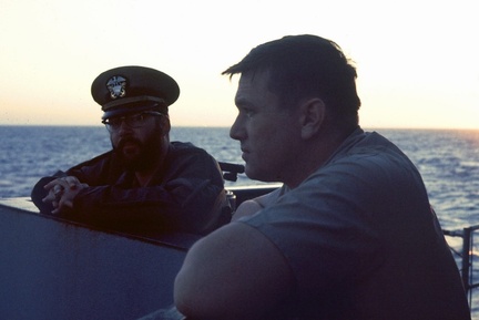 15d Clint Smith and Chief Rooney at Sea